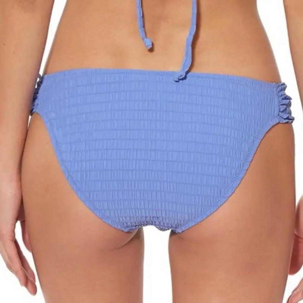 Jessica Simpson Smocked Hipster Bikini Swim Bottom